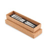 SET BOLIGRAFO / ROLLER ACER CAJA CORCHO
