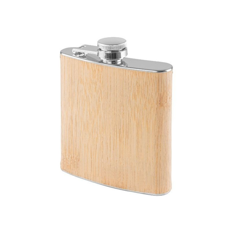 PETACA DE ACRO INOX / BAMBU