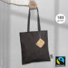 BOLSA ALGODON FAIRTRADE ALGODON NEGRO