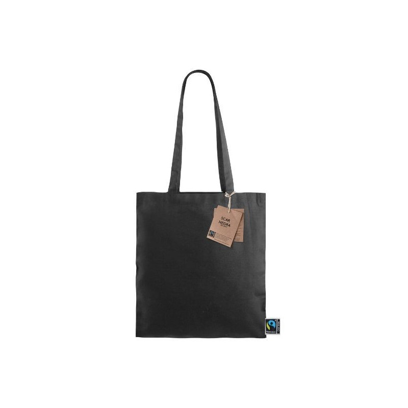 BOLSA ALGODON FAIRTRADE ALGODON NEGRO