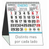 CALENDARIO SOBREMESA mini  MENSUAL 7 HOJAS
