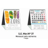 CALENDARIO SOBREMESA mini  MENSUAL 7 HOJAS