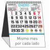CALENDARIO SOBREMESA mini MENSUAL 12 HOJAS