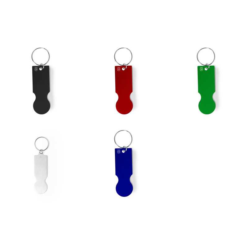 LLAVERO MONEDA ALUMINIO RECICLADO