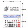 CALENDARIO PARED MENSUAL PEQUEÑO