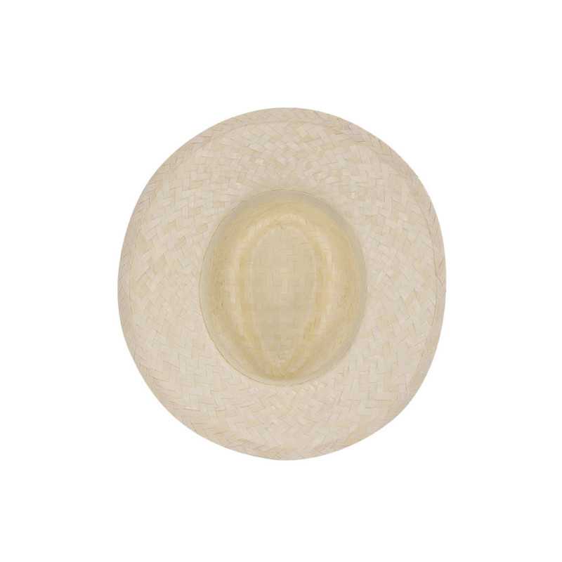 Sombrero de paja. Fabricado con paja trenzada en color blanco.
