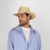 Sombrero de paja. Fabricado con paja trenzada en color blanco.