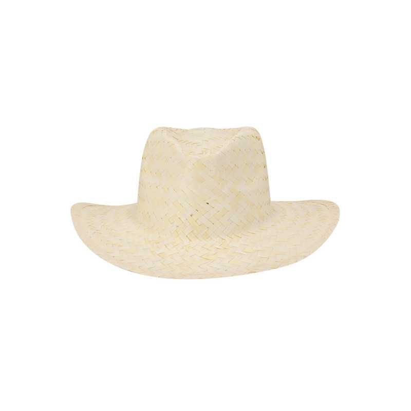 Sombrero de paja. Fabricado con paja trenzada en color blanco.