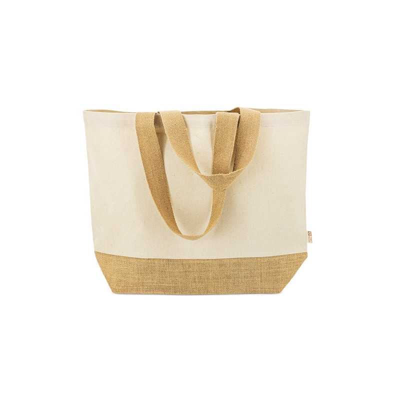 BOLSA DE ALGODÓN Y YUTE "MISHA"