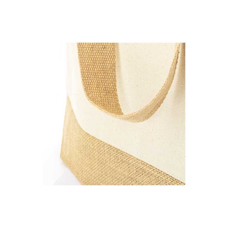 BOLSA DE ALGODÓN Y YUTE "MISHA"