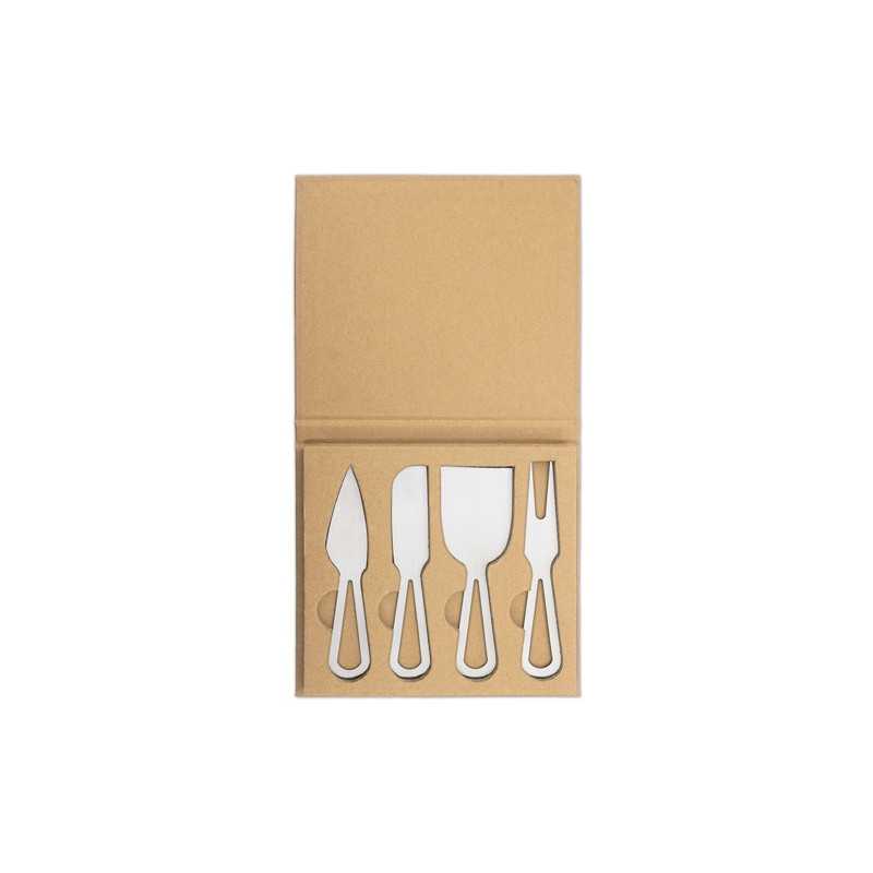 SET 4 CUCHILLOS PARA QUESO "GOURMET"