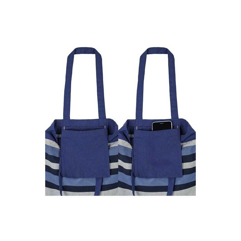 BOLSA RAYAS DE ALGODÓN RECICLADO "TRINITY"