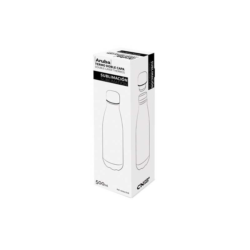 TERMO DOBLE CAPA SUBLIMACION 500ML "ARUBA"