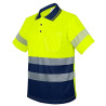 POLO CON BOLSILLO Y BANDAS REFLECTANTES ELÁSTICAS “QVO”