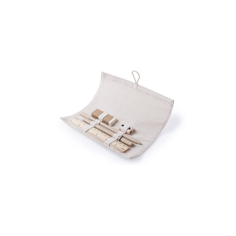 ESTUCHE YUTE /ALGODON 5 PIEZAS