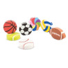 SET DE GOMAS PELOTAS DEPORTES