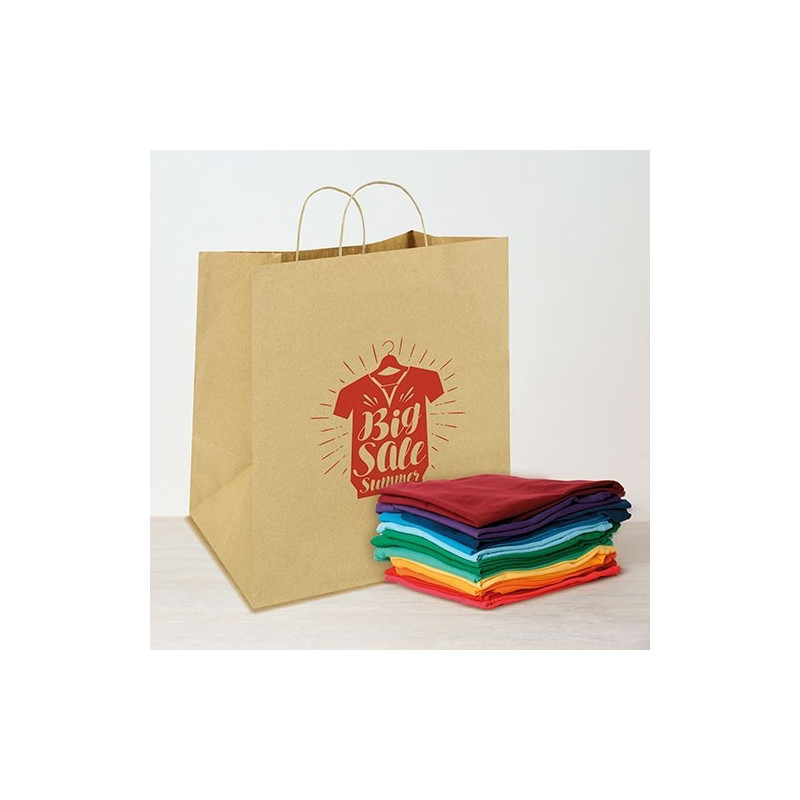 BOLSA PAPEL KRAFT RECICLADO  SUPER