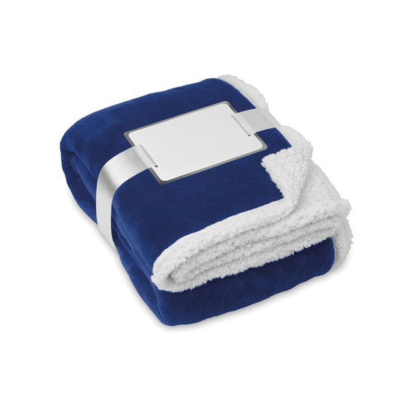 MANTA DE VELLON DE CORAL REVERSIBLE