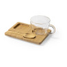 SET TAZA CRISTAL BAMBU
