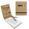 LIBRETA COLOREAR + 12 LAPICES