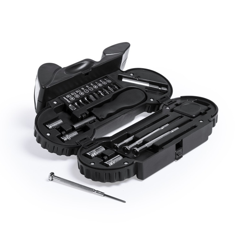 SET DE HERRAMIENTAS CON LINTERNA LED