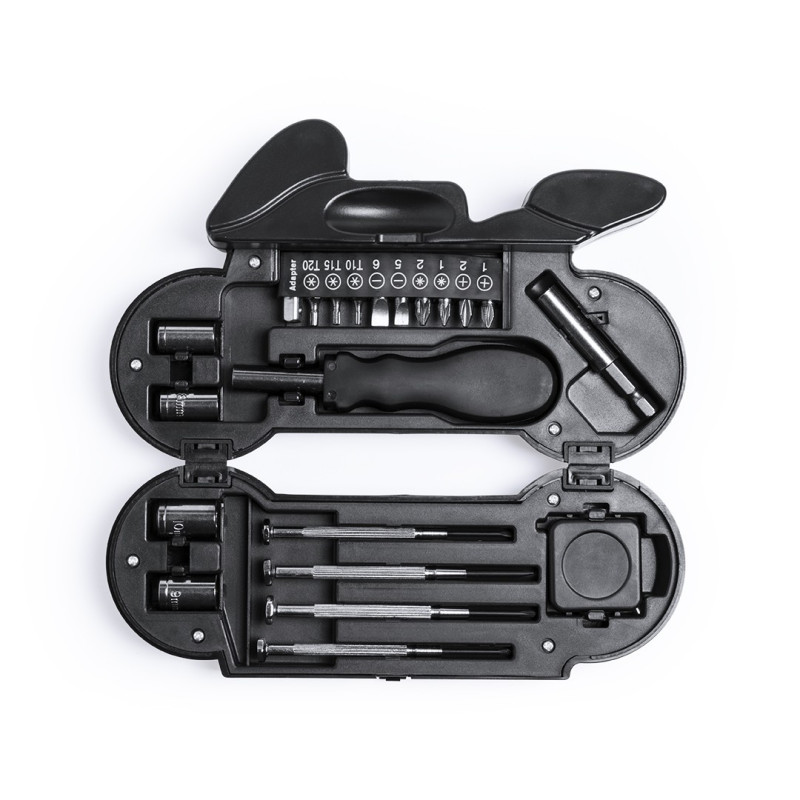 SET DE HERRAMIENTAS CON LINTERNA LED