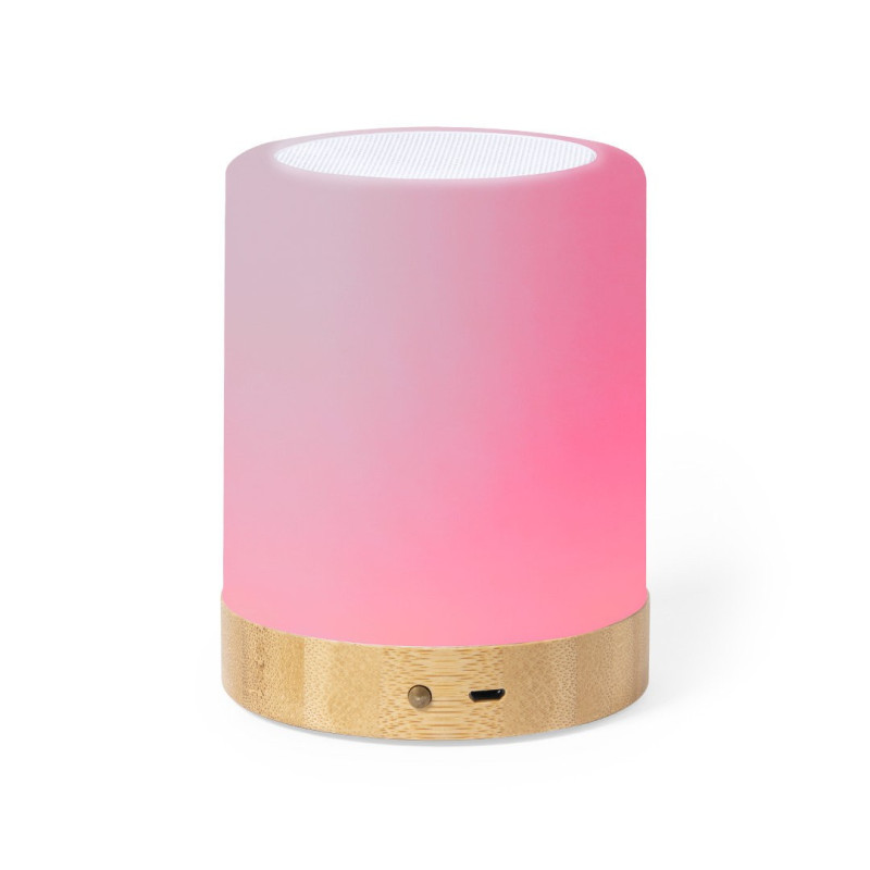 ALTAVOZ BAMBOO / LUZ MULTICOLOR