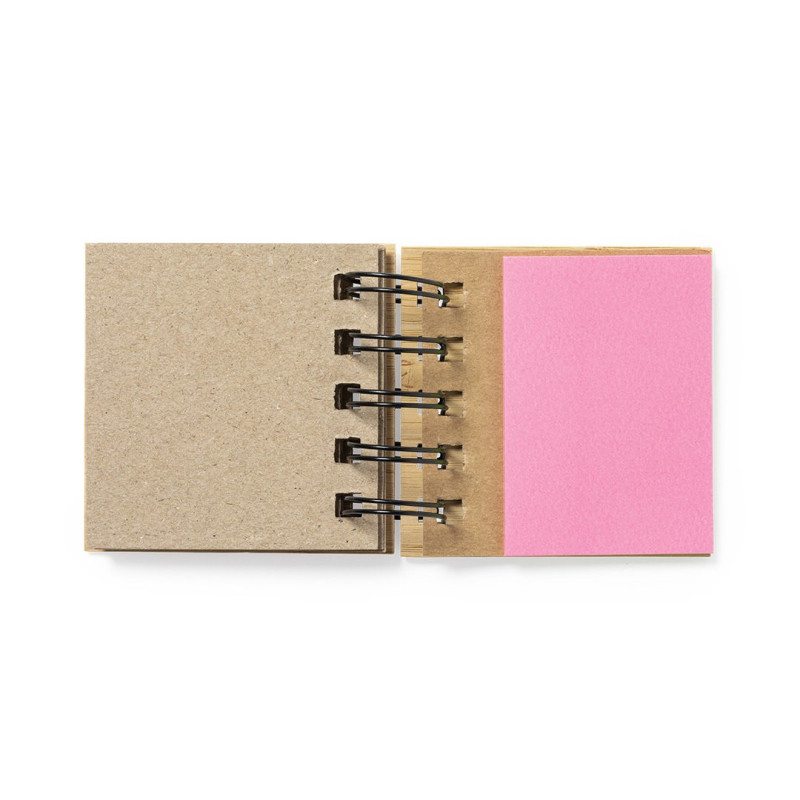 BLOC DE NOTAS MADERA BAMBU