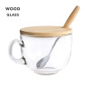 TAZA CUCHARA / CRISTAL BAMBU