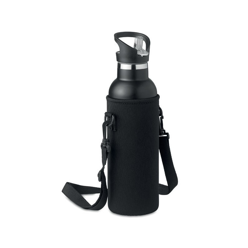 BOTELLA ACERO CON FUNDA DE TRANSPORTE