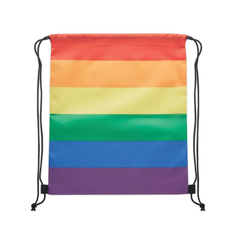 BOLSA MOCHILA CUERDAS ARCO IRIS