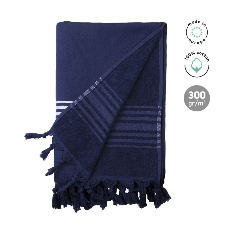 TOALLA PAREO 2 CARAS RIZO EN TRASERA