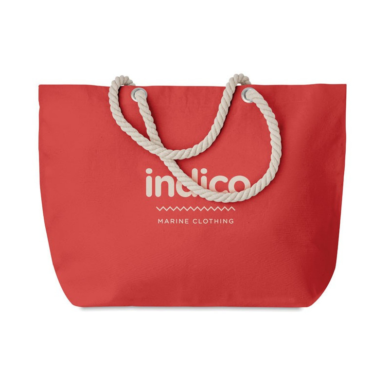 BOLSA COMPRA /  PLAYA ALGODON CON CUERDAS