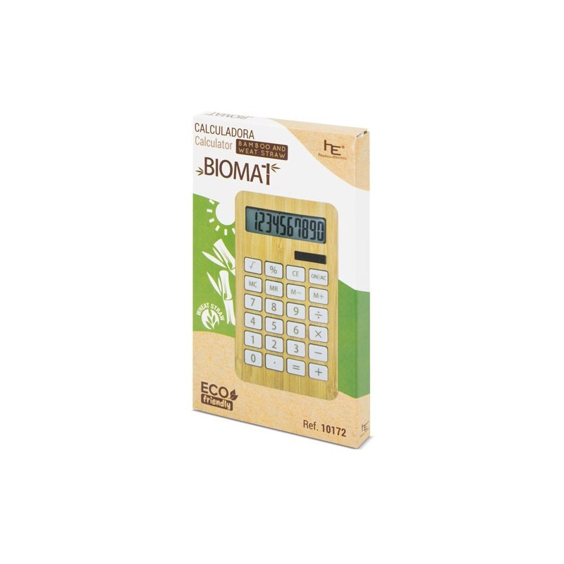 CALCULADORA BAMBOO / FIBRA DE TRIGO
