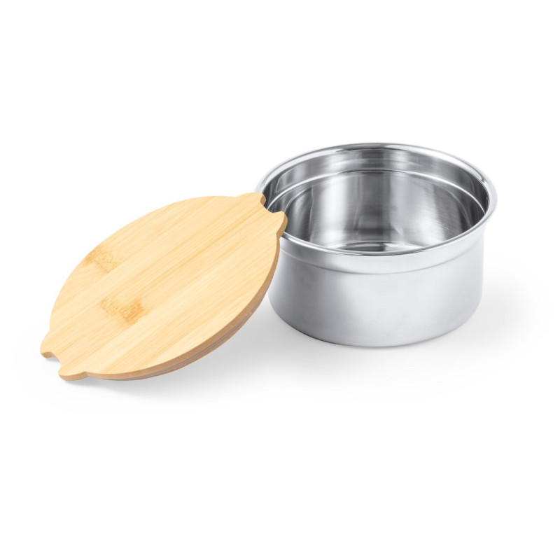 FIAMBRERA 800ML ACERO INOX / BAMBU