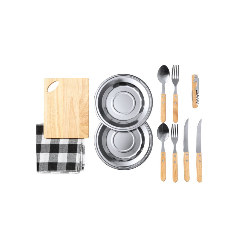 SET DE PICNIC 2 SERVICOS FUNDA ALGODON