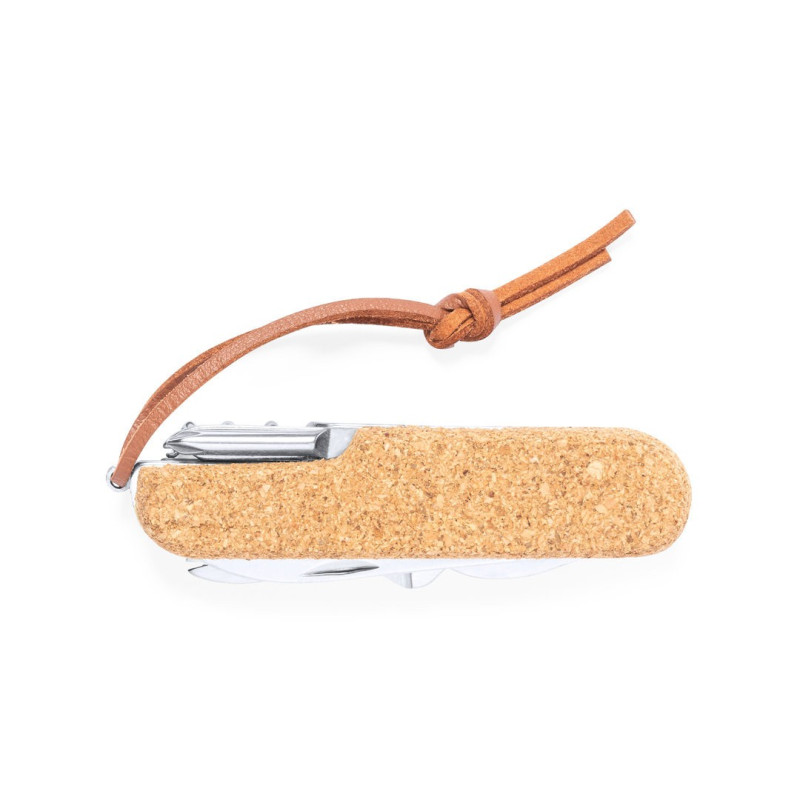 NAVAJA MULTIUSOS ACERO / CORCHO