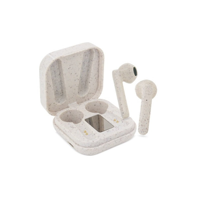 AURICULARES DE CARGA SOLAR EN FIBRA DE TRIGO